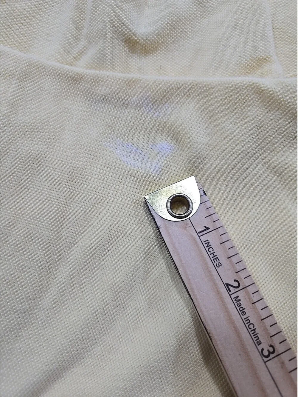 Polo Ralph Lauren Shirt Mens XXL Vintage Yellow Pastel Golf Club Crest Cotton